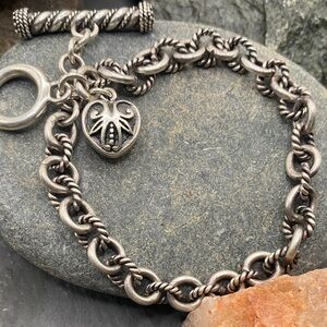 Sterling Silver toggle Bracelet.